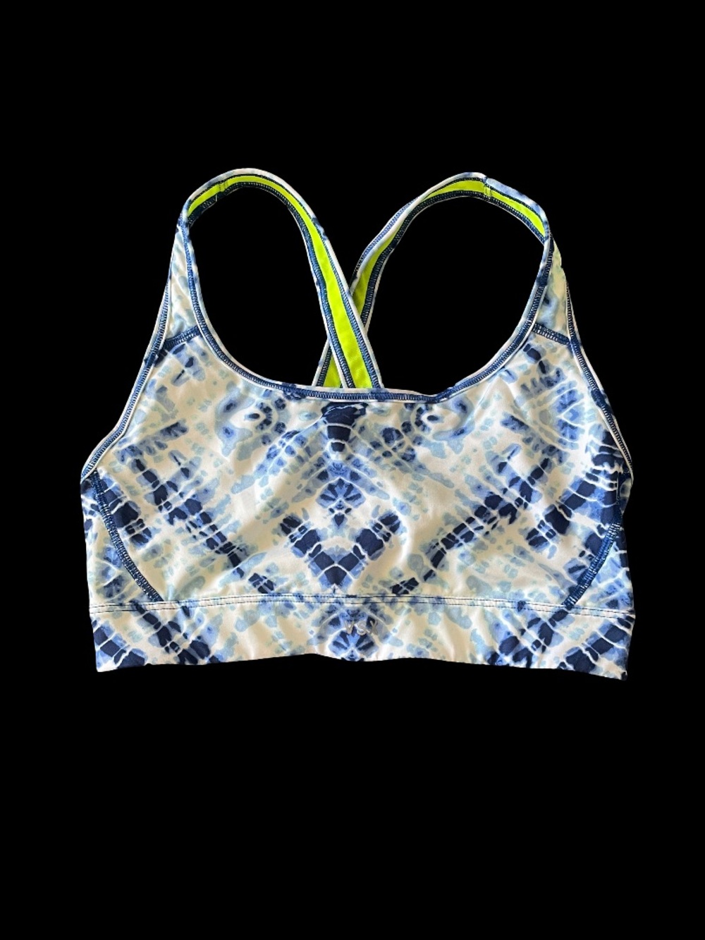 Victoria’s Secret VSX Blue Tie Dye Sports Bra